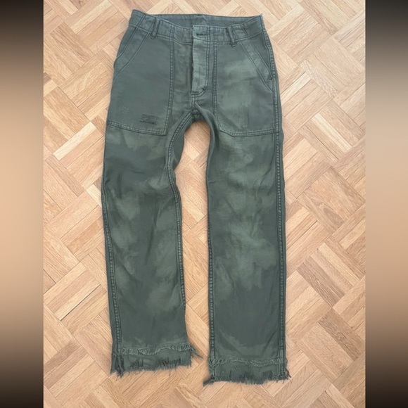 Free People Stormbringer Khaki Cargo Pants W24 - Picture 5 of 9